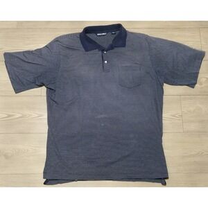 Polo Golf Ralph Lauren Shirt Mens Size XL Blue White Stripes Bonlia Bay Logo